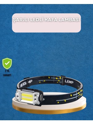 Argesco Mühendislik Taşınabilir Şarjlı LED Fener XPE95LM COB120LM Manyetik Gövde