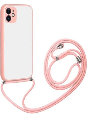 Butik Ally iPhone 12 Mini 5.4 Askılı Koruyucu Silikon KILIF-(5775)