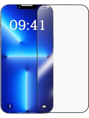 Genel Tedarik Crystalline iPhone 14 Plus/13 Pro Max Için Parlama Önleyici Tempered Cam Ekran Kor - EMTHBA1628-3