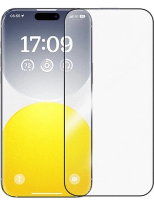 Genel Tedarik Crystalline iPhone 15 Pro Max Için Parlama Önleyici Tempered Cam Ekran Koruyucu-(5 - EMTHBA4437-2