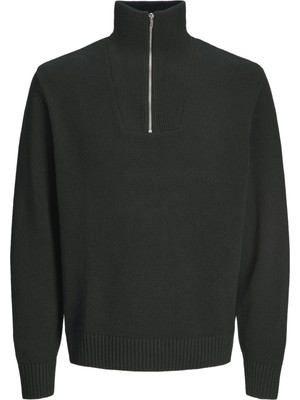 Jack & Jones Black Erkek Jorfrederıksberg Knıt Half Zıp Model Kodu: ( 12262055BLACK)