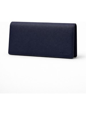 Grande Hakiki Deri Erkek Cüzdan Lacivert  1819