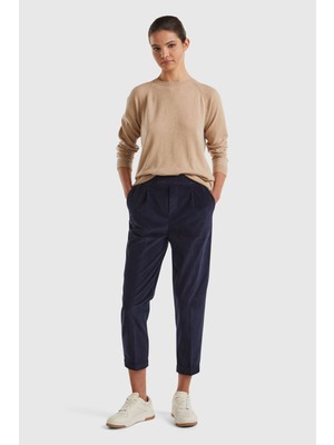 United Colors Of Benetton Bej Kadın / Kız Kdn_kaşmir Karışımlı Kazak Model Kodu: ( 1035D1P17BEJ)