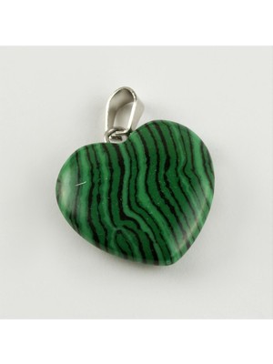 Die Grup Malahit Kalpli Doğaltaş Kolye Ucu