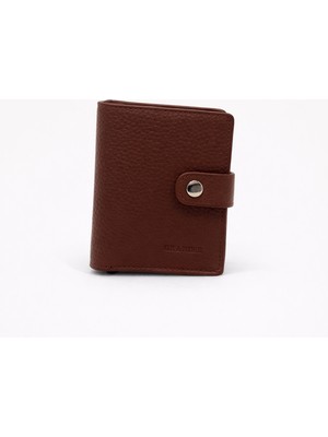 Grande Mekanizmalı Cüzdan Hakiki Deri Taba 789