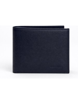 Louisiana Polo Grande Hakiki Deri Erkek Cüzdan Lacivert 1556