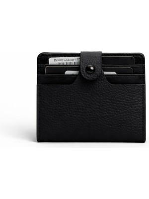 Louisiana Polo Grande Hakiki Deri Erkek Cüzdan Siyah l 1505