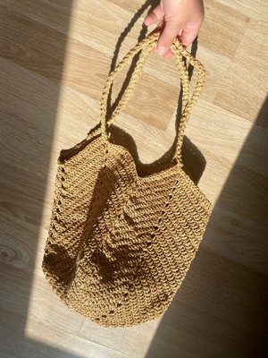 Rabika Lale Model Hasır Çanta