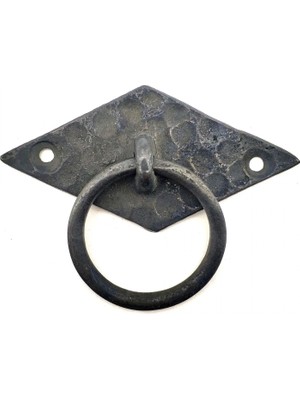 Eco Lounge Antika Tarz Dekoratif Pirinç Yan Baklava Kapı Kulbu - 41X82 Mm, Oksit