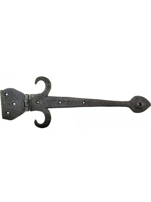 Eco Lounge Antika Tarz Dekoratif Pirinç Kuyruklu Çanak Menteşe - 137X390 Mm, Oksit