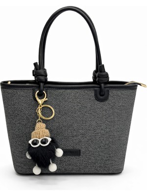 Kriste Bell Kadın Çanta Kot  Siyah 7442-K