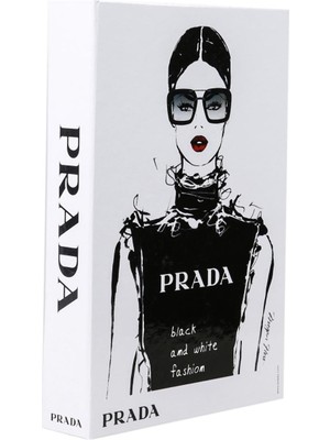 Rawliving Prada Gözlük Dekoratif Kitap Kutusu
