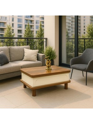 Efsa Bohem Akıllı Sehpa Renk Barok-Ceviz