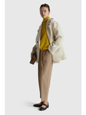 United Colors Of Benetton Mix Kadın / Kız Kdn_viskoz Karışımlı Fermuarlı Arka Bel Bandı Lastikli Pantolon Model Kodu: ( 44BWDF0AE901)