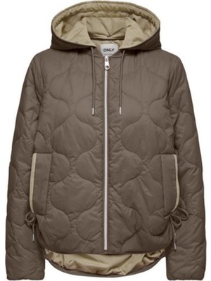 Only Walnut Kadın / Kız Onlmıkı Hood Quılt Jacket cc Otw Model Kodu: ( 15361128WALNUT)