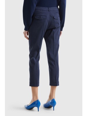 United Colors Of Benetton Lacivert Kadın / Kız Kdn_mevsimlik Chino Model Kodu: ( 4CDR558R5252)