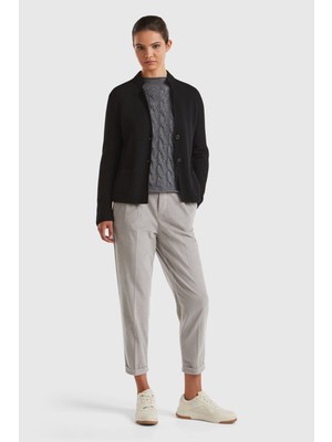 United Colors Of Benetton Yesıl Kadın / Kız Bn_beli Lastikli Kadife Pantolon Model Kodu: ( 4HA2556K404M)