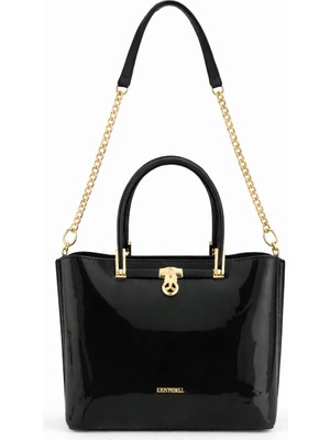 Louisiana Polo Kriste Bell Kadın Çanta Rugan Siyah 7190