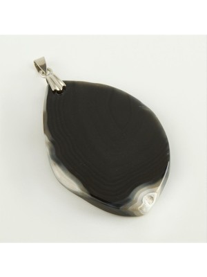 İlk El Grup Ieg™ Akik Doğaltaş Kolye Ucu