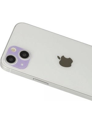 Buğz Iphone 13 Rainbow Kamera Lens Koruma Cam - Mor