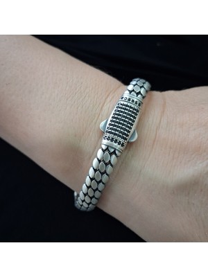 Bir Gümüş Aşkı Yeni Model Gümüş Erkek Bileklik