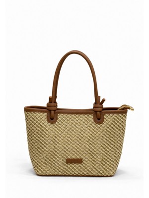 Kriste Bell Kadın Çanta Hasır Taba 7442-H