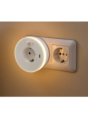 Tchibo LED Gece Lambası, Duylu, Usb, Beyaz