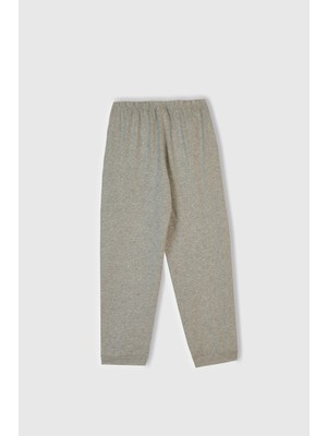 United Colors Of Benetton Gri Melanj Erkek E_üstü Disney Baskılı Altı Paçası Lastikli Pijama Takımı Model Kodu: ( 3VR50P08Z501)