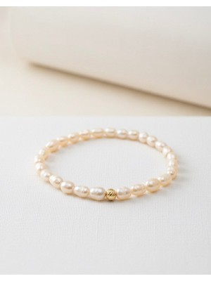 Altıncık 14 Ayar Altın Inci Bileklik