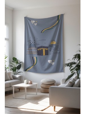 Charmbi Islami Duvar Örtüsü – Dekoratif Modern Renkli Tasarımlar Huzur Dolu Duvar Örtüsü