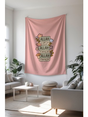 Charmbi Islami Duvar Örtüsü – Dekoratif Modern Renkli Tasarımlar Huzur Dolu Duvar Örtüsü