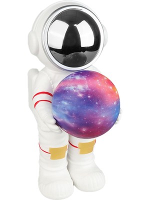 Azurtech Çocuklar Için Lazer Astronot Işıklı Bluetooth Hoparlör – Yumuşak Gece Lambası, 1000MAH Batarya, Type-C Şarj, Micro Sd & USB Müzik Oynatma – Yatak Odaları Için Ideal