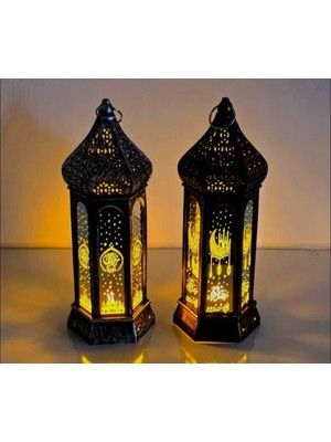 Masa Üstü Ramazan Işık Landırması Sarı Işıklı