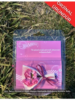 Özbience Pembe Çiçekli Kişiye Özel Aynalı Buket, Zarif ve Şık Hediye