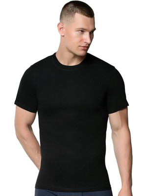 Gümüş 4008 12'li Paket Erkek Penye Renkli Sıfır Yaka Atlet