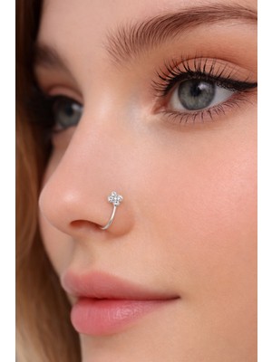 Sacce Scarves & Accessories 925 Ayar Gümüş Mini Çiçekli Hızma