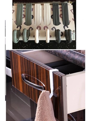 Çerçici 6 Lı Çekmece- Havlupan Askısı Çok Amaçlı Askı Seti