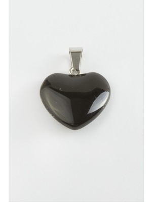 Esranın Dünyası Onix Kalpli Doğaltaş Kolye Ucu RSBJU34-ESRDNS