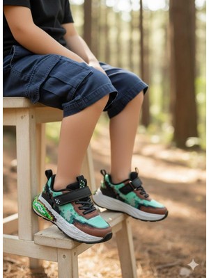 Pepino 2216 Anatomik Rahat Renkli Desenli Çocuk Spor Ayakkabı