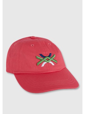 United Colors Of Benetton Beyaz Erkek Kej A_renk Yazılı Kep Model Kodu: ( 6G0QCA01CBEYAZ)