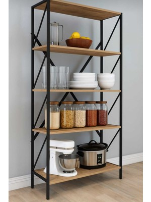 Dekozum Oscar Mutfak Rafı Mikrodalga Fırın Rafı Çok Amaçlı Raf 150 cm