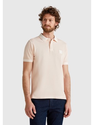 United Colors Of Benetton Pembe Erkek ERK_%100 Organik Koton Regular Fit Polo T-Shirt Model Kodu: ( 3089U302DPEMBE)