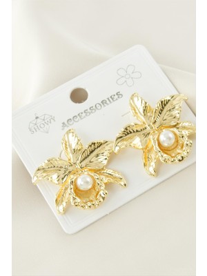 Esranın Dünyası Ay Çiçeği Metal Küpe RSBJU34-ESRDNS