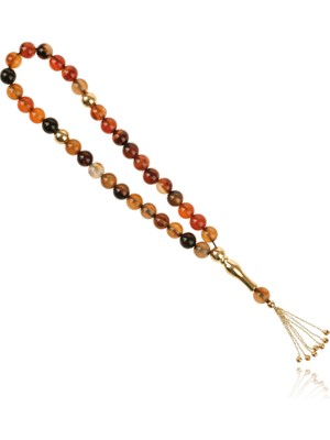 Berk Mücevherat 14 Ayar Altın Tasarım Tesbih