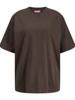 JJXX Seal Brown Kadın / Kız Jxandrea Loose Ss Logo Tee Jrs Noos Model Kodu: ( 12205777SEAL Brown)