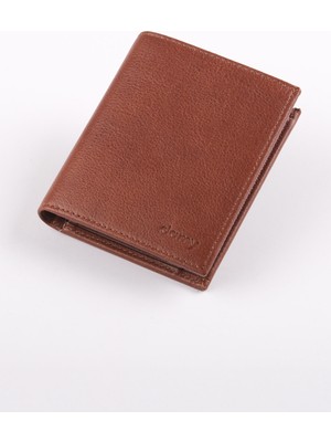Ancora Leather Hakiki Deri Rfıd Korumalı Erkek Cüzdan 43210 Taba
