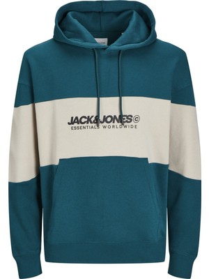 Jack & Jones Deep Teal Erkek Jjelegacy Blockıng Sweat Hood Noos Model Kodu: ( 12256590DEEP Teal)