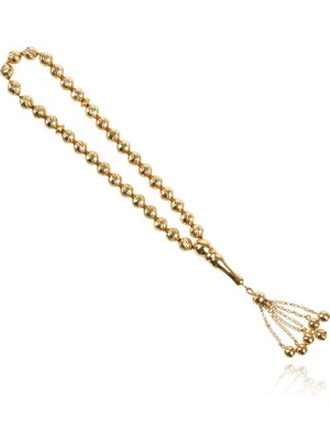 Berk Mücevherat 14 Ayar Altın Lazer Kesim Tesbih