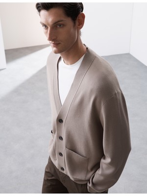 Marks & Spencer Relaxed Fit V-Yaka Hırka