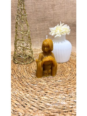 Şifa Pınarı Doğal Balmumu Mum Asyalı Prenses Modeli Mum